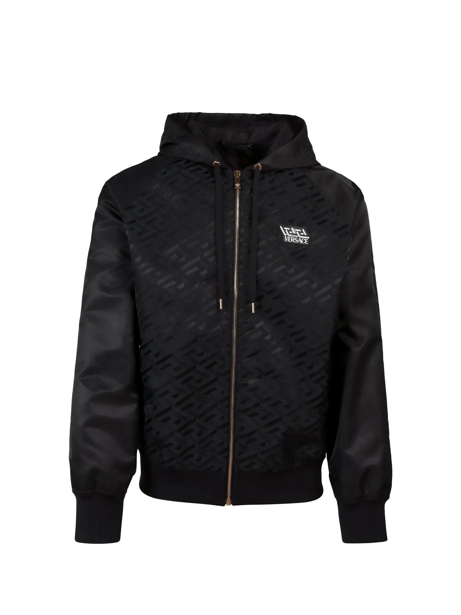 Versace Greca Printed Drawstring Jacket