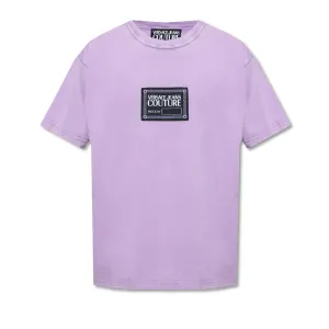 Versace Jeans Couture Logo Patch Crewneck T-Shirt