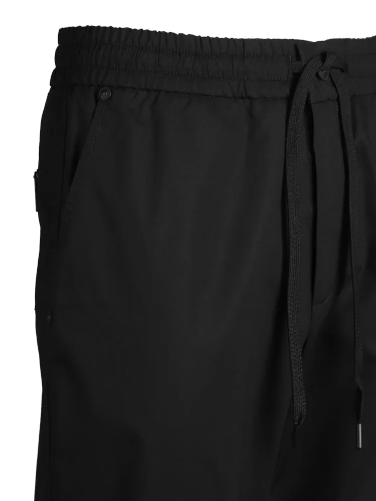 Versace Jeans Couture Logo Patch Drawstring Pants