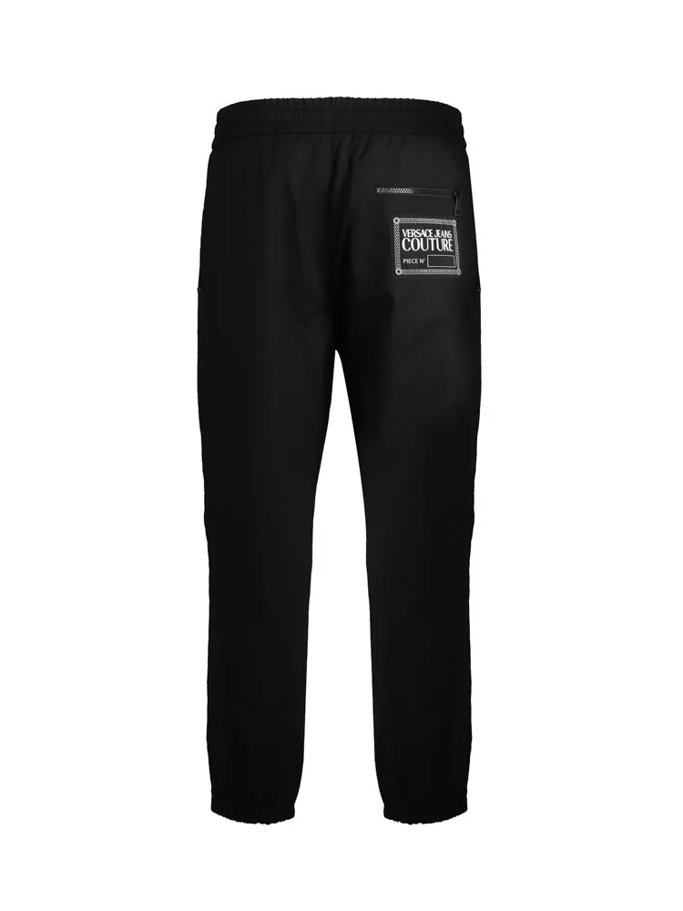 Versace Jeans Couture Logo Patch Drawstring Pants