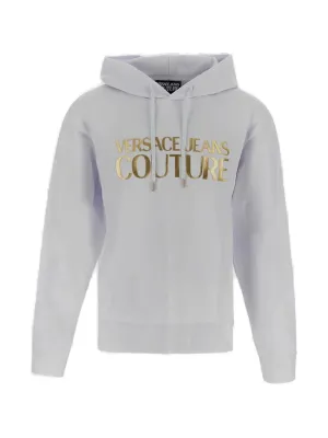 Versace Jeans Couture Logo Print Drawstring Hoodie