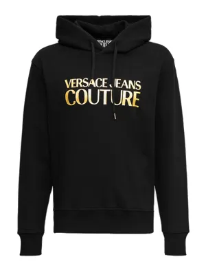 Versace Jeans Couture Logo Print Drawstring Hoodie