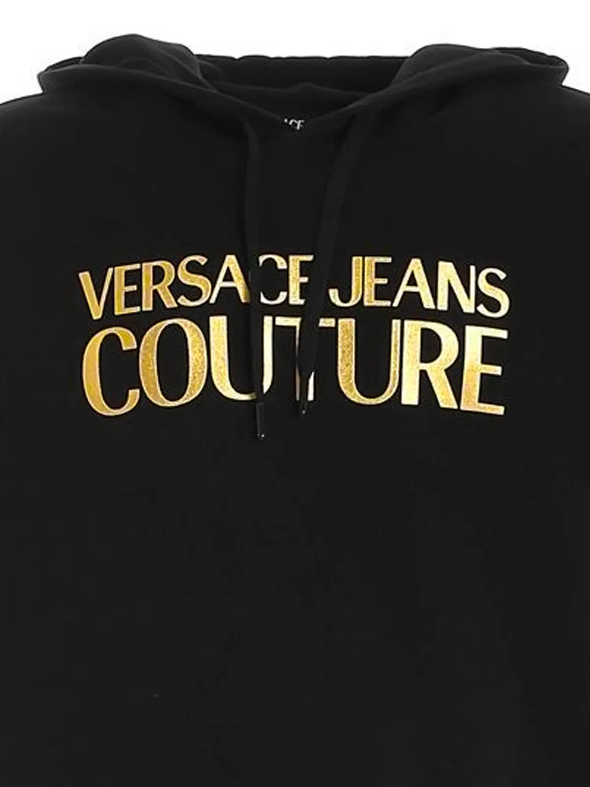 Versace Jeans Couture Logo Print Drawstring Hoodie