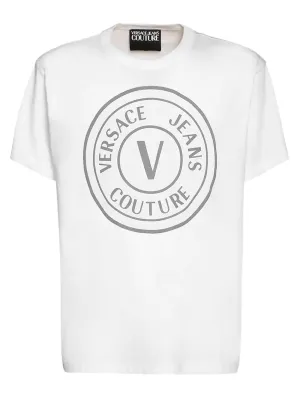Versace Jeans Couture Logo Printed Crewneck T-Shirt