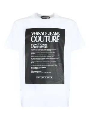 Versace Jeans Couture Logo Printed Crewneck T-Shirt
