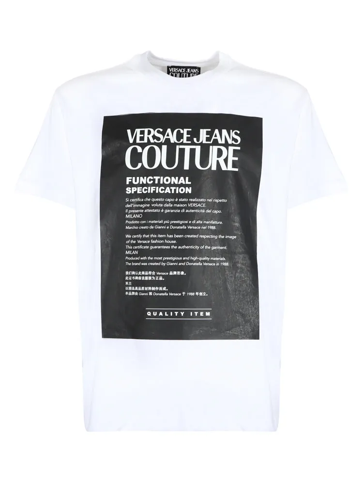 Versace Jeans Couture Logo Printed Crewneck T-Shirt