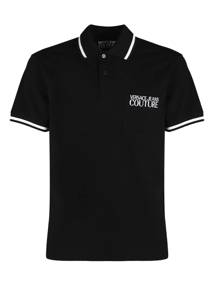 Versace Jeans Couture Logo Printed Polo Shirt