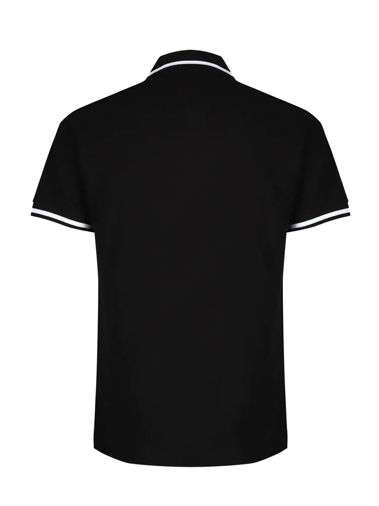 Versace Jeans Couture Logo Printed Polo Shirt