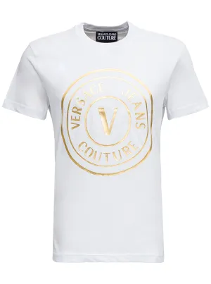 Versace Jeans Couture Printed Crewneck T-Shirt