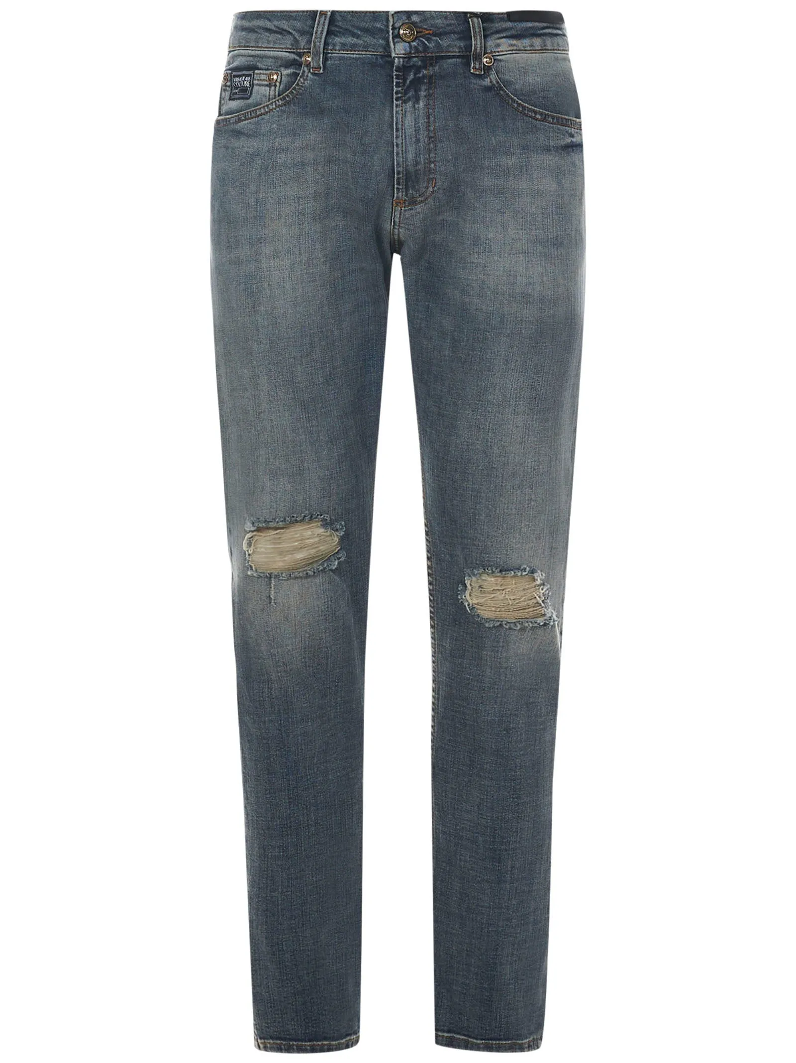 Versace Jeans Couture Ripped Skinny Jeans