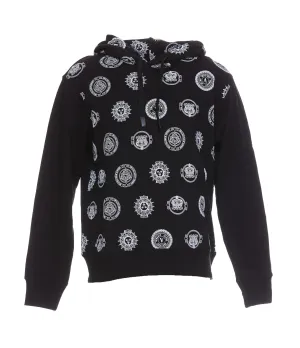 Versace Jeans Couture V-Emblem Logo Printed Hoodie