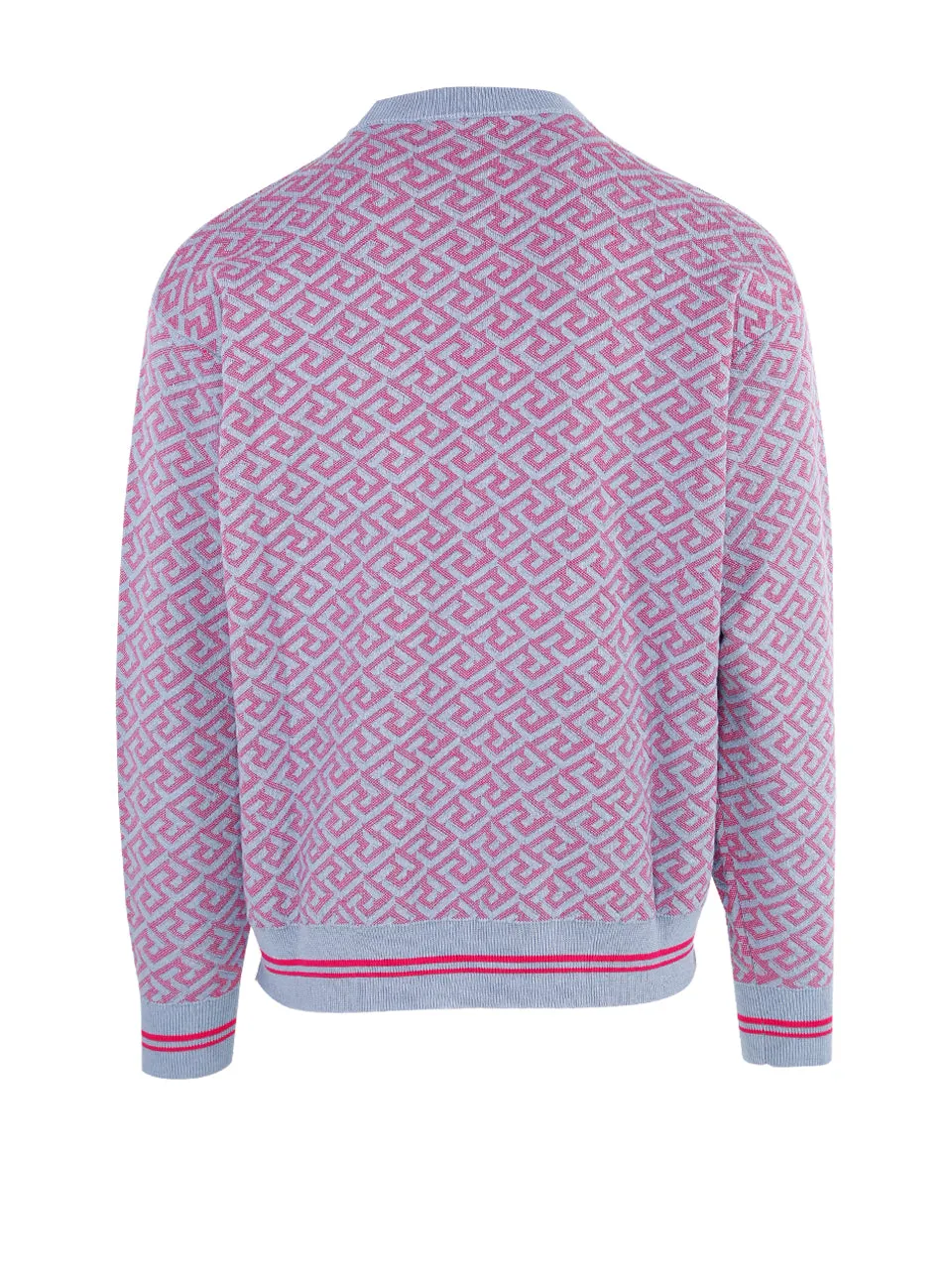 Versace Logo Jacquard Knitted Jumper