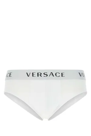 Versace Logo Print Briefs