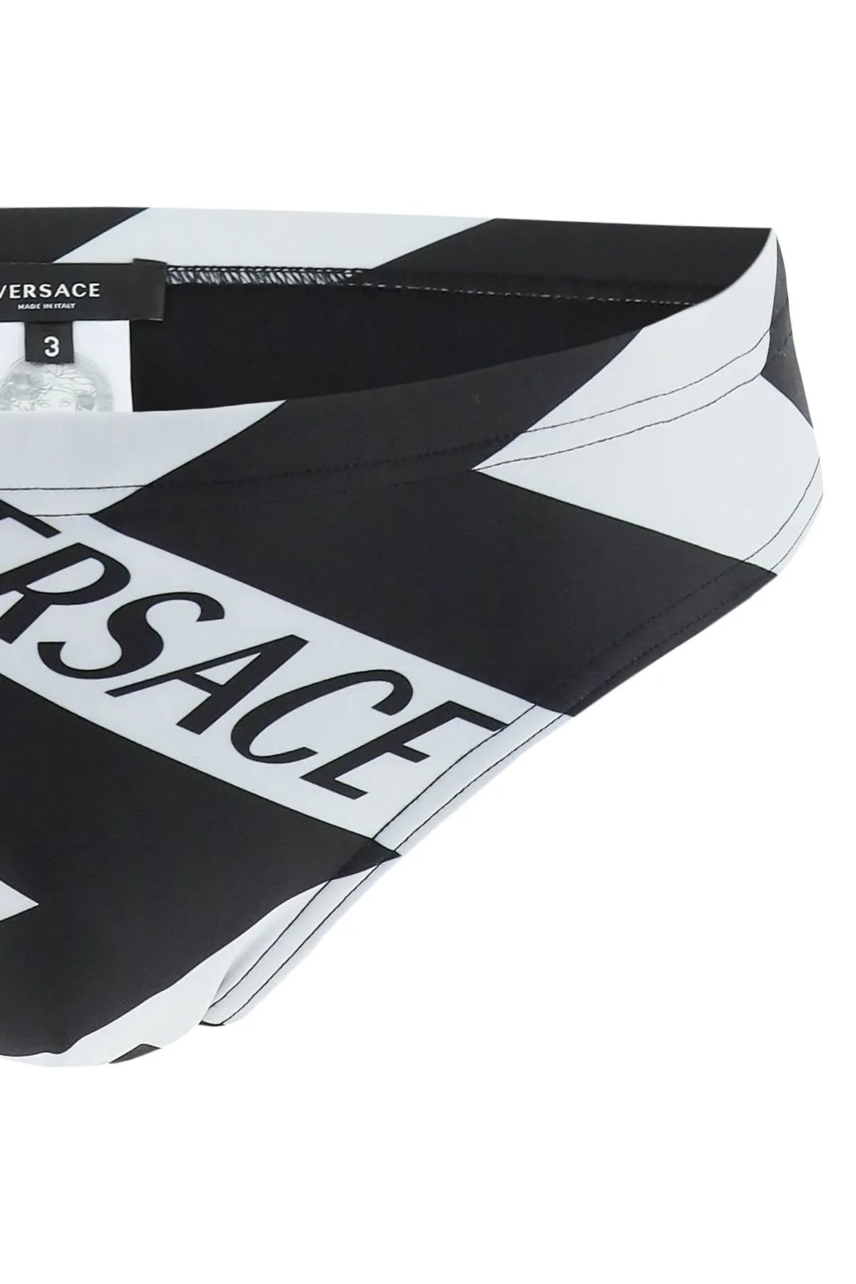 Versace Maxi Greca Print Swimming Briefs