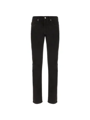 Versace Medusa-Embroidered Skinny Jeans