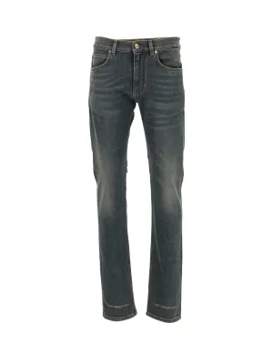 Versace Medusa Logo Detailed Mid-Rise Jeans