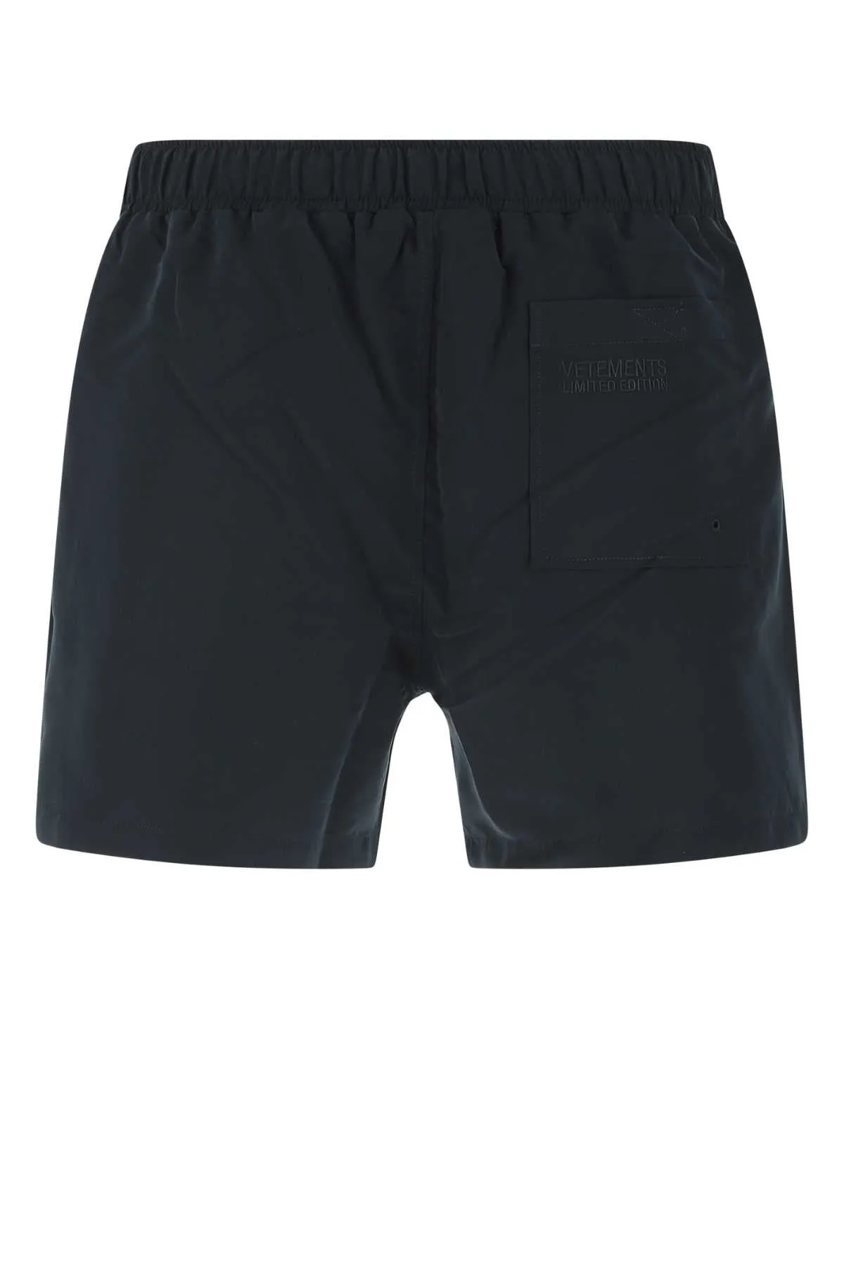Vetements Logo Patch Swim Shorts