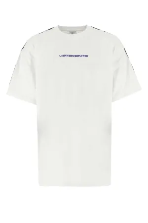 Vetements Logo Print Oversized Crewneck T-Shirt