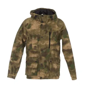 Woolrich Camouflage Print Hooded Jacket