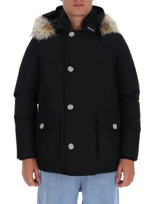 Woolrich Fur Trim Hooded Arctic Coat