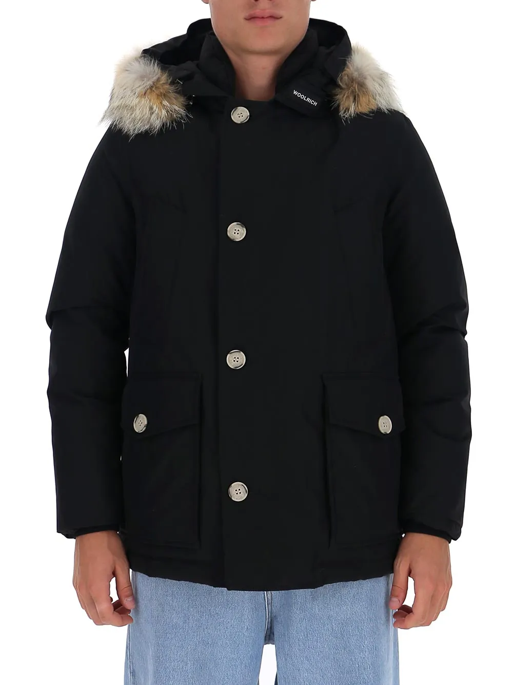 Woolrich Fur Trim Hooded Arctic Coat