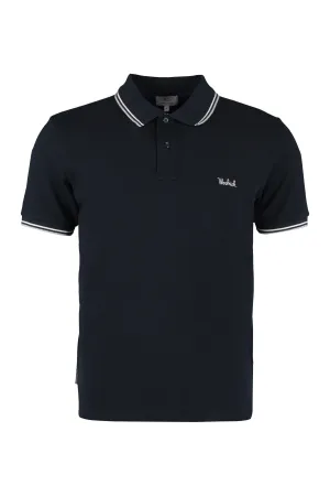 Woolrich Logo Embroidered Short-Sleeved Polo Shirt