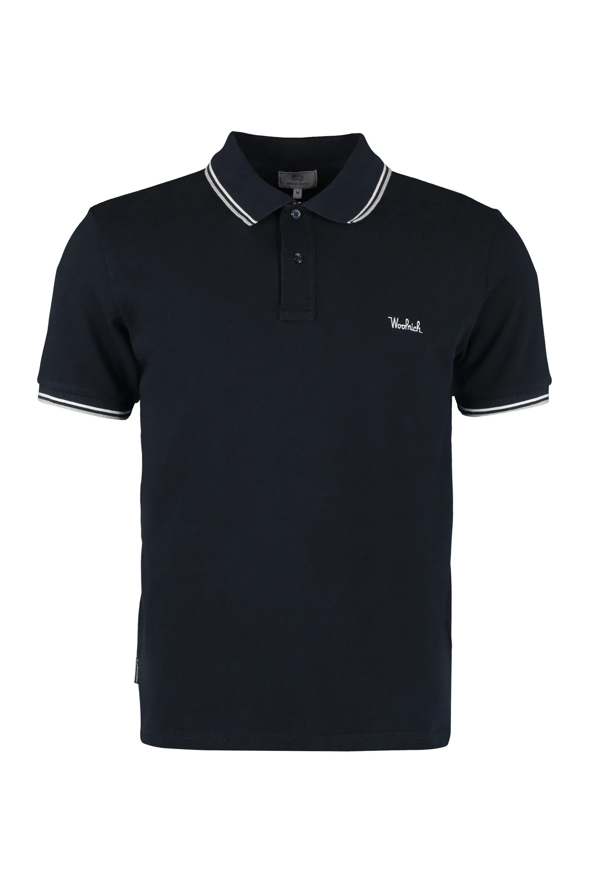 Woolrich Logo Embroidered Short-Sleeved Polo Shirt
