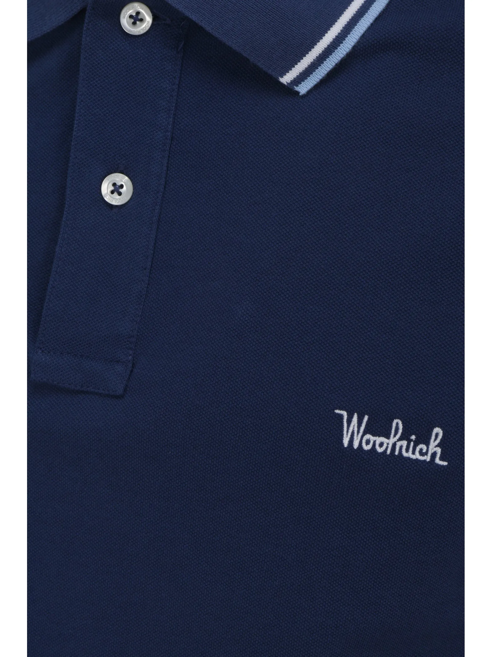 Woolrich Logo Embroidered Short-Sleeved Polo Shirt