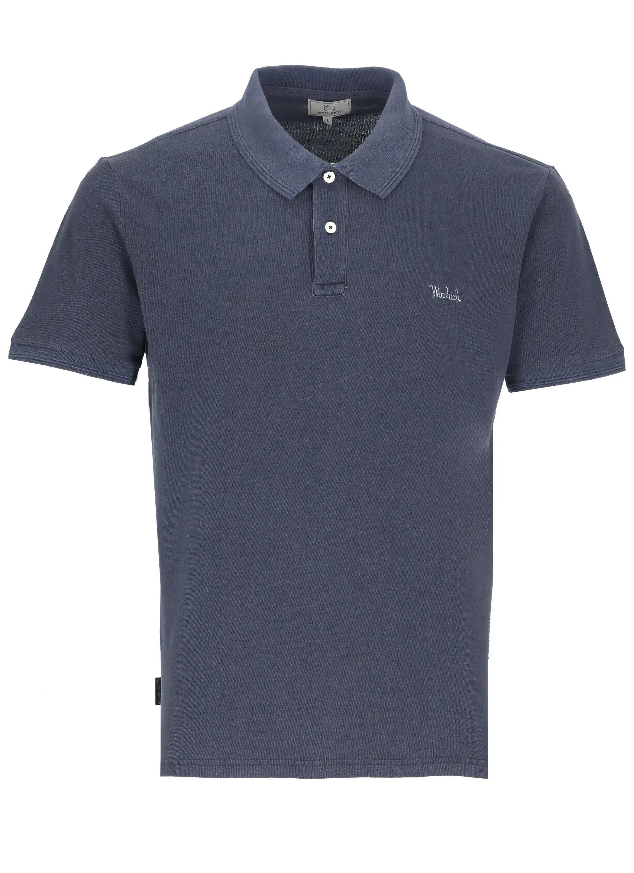 Woolrich Logo Patch Short-Sleeved Polo Shirt