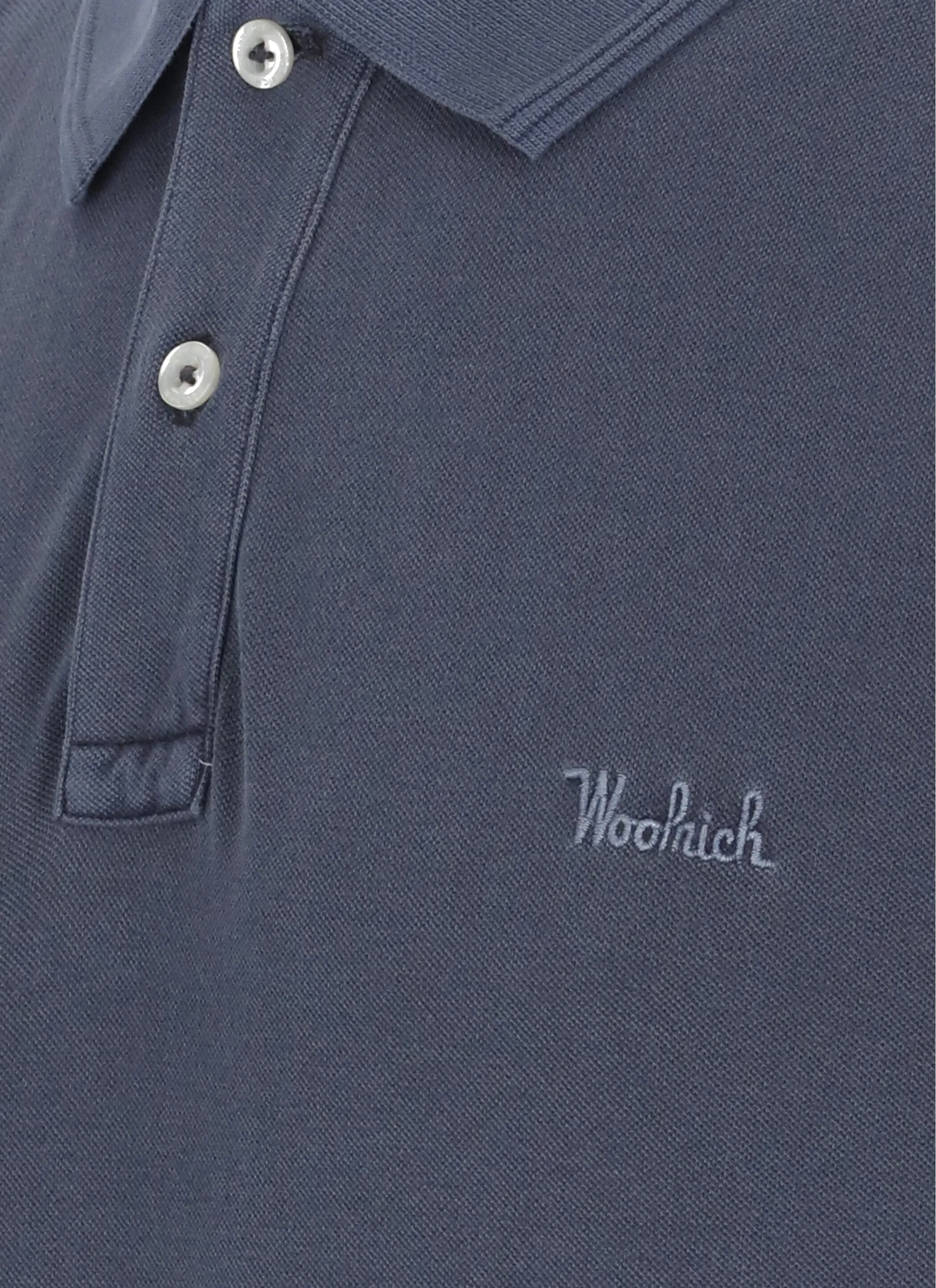 Woolrich Logo Patch Short-Sleeved Polo Shirt