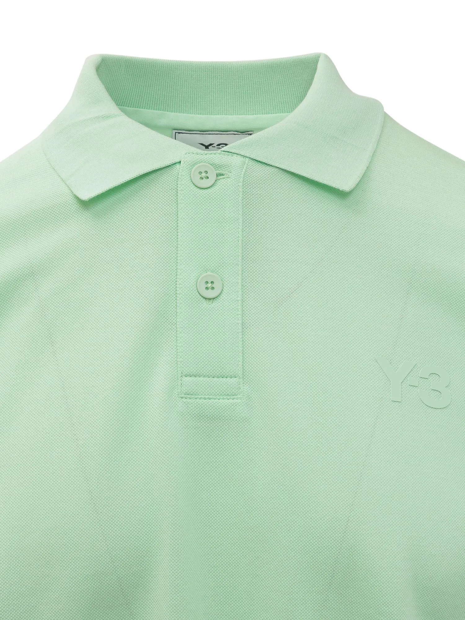 Y-3 Logo Detailed Buttoned Polo Shirt