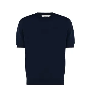 Z Zegna Crewneck Knitted T-Shirt