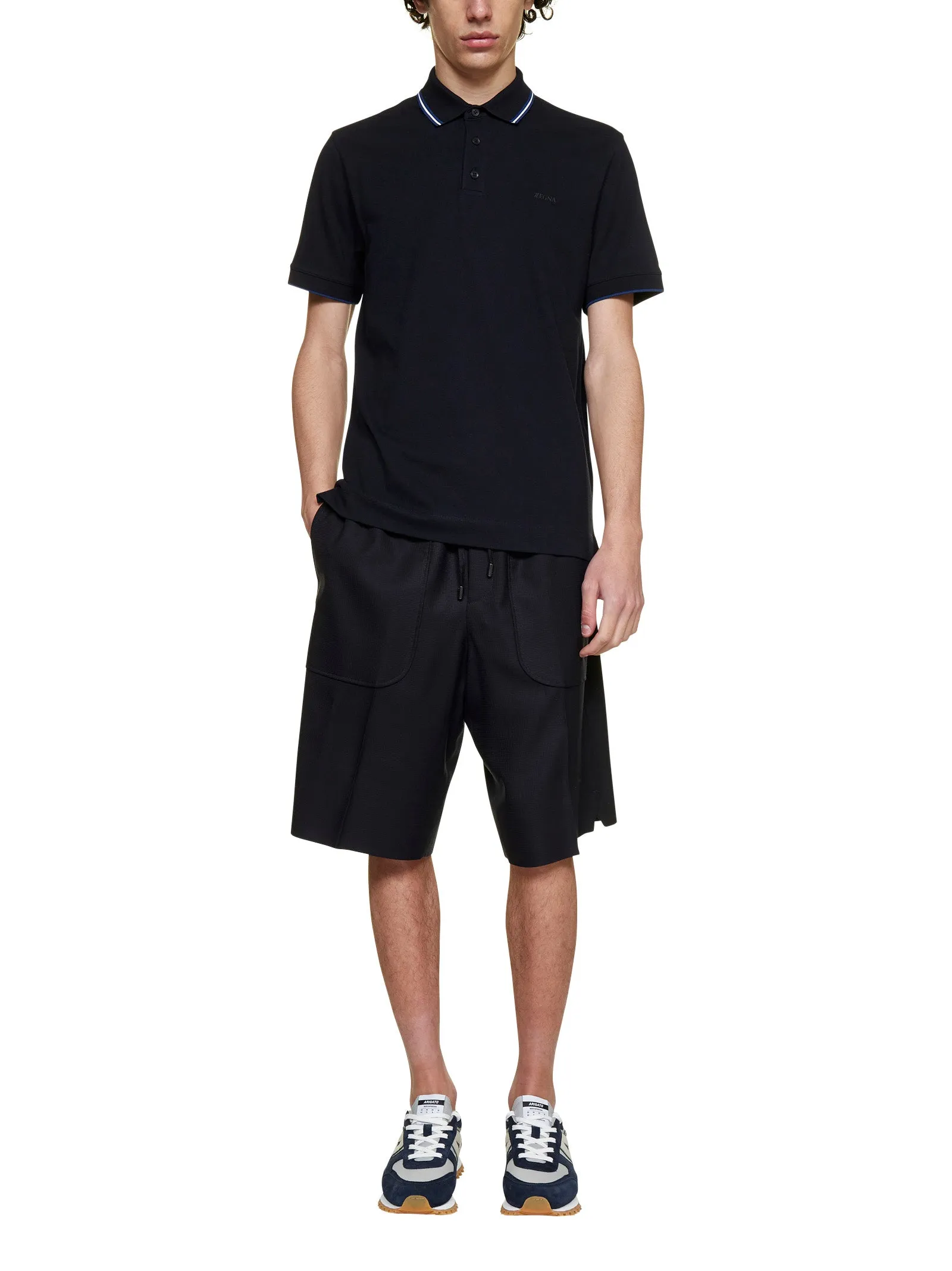 Z Zegna Knee-Length Drawstring Shorts