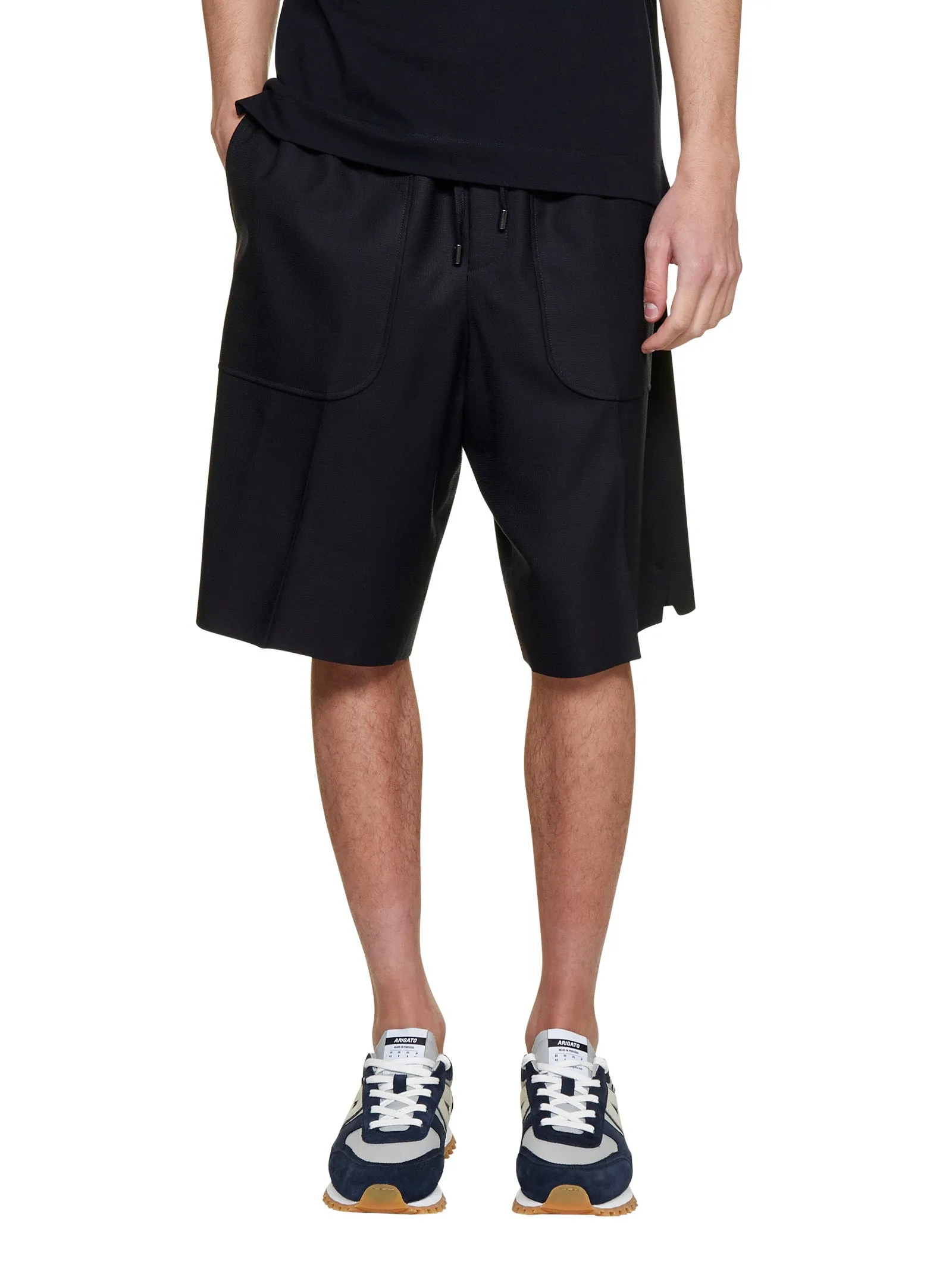 Z Zegna Knee-Length Drawstring Shorts