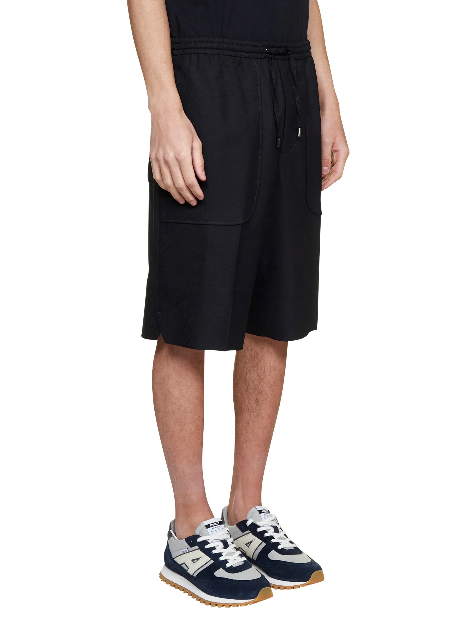 Z Zegna Knee-Length Drawstring Shorts