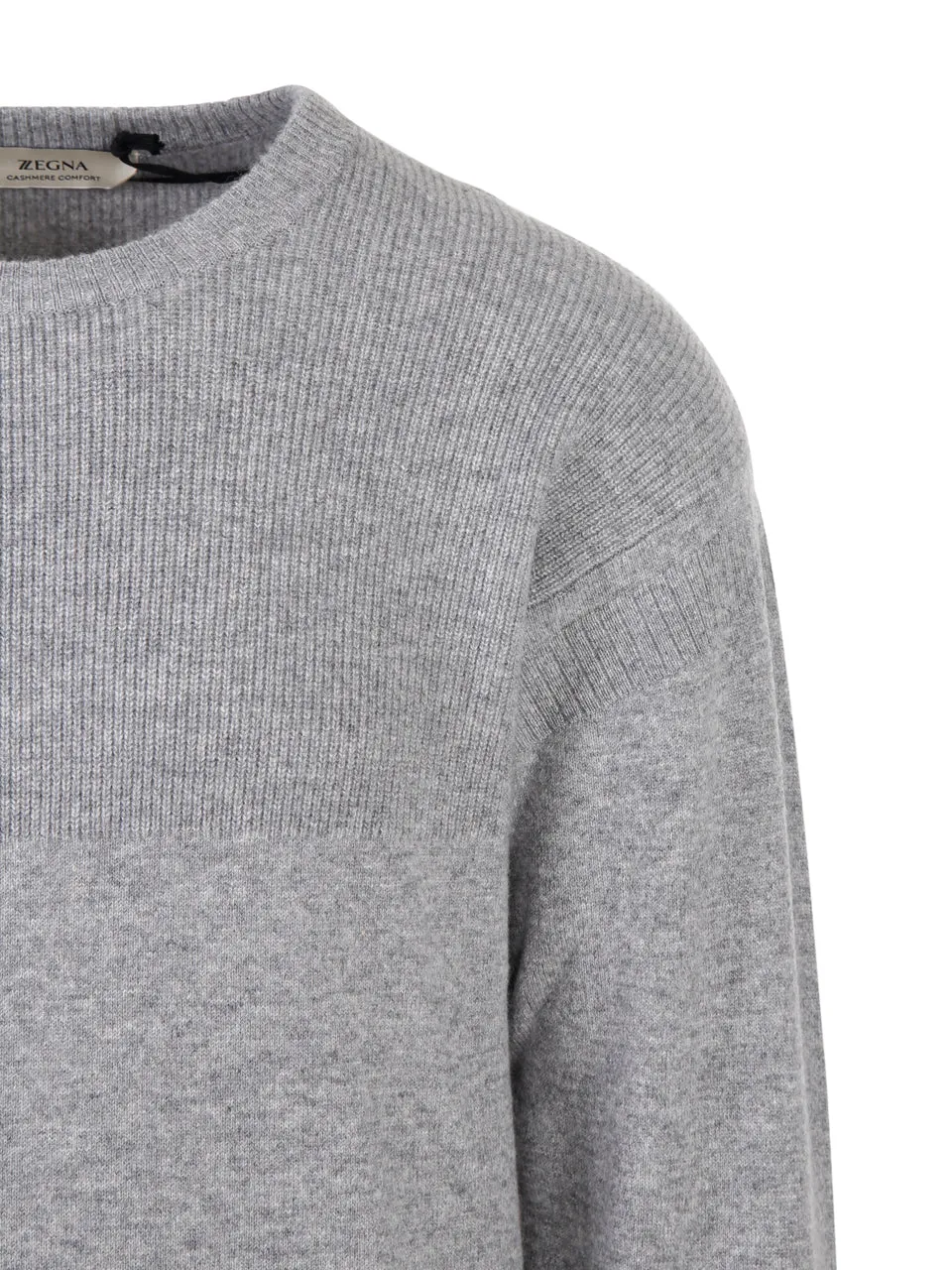 Z Zegna Long-Sleeved Crewneck Sweater