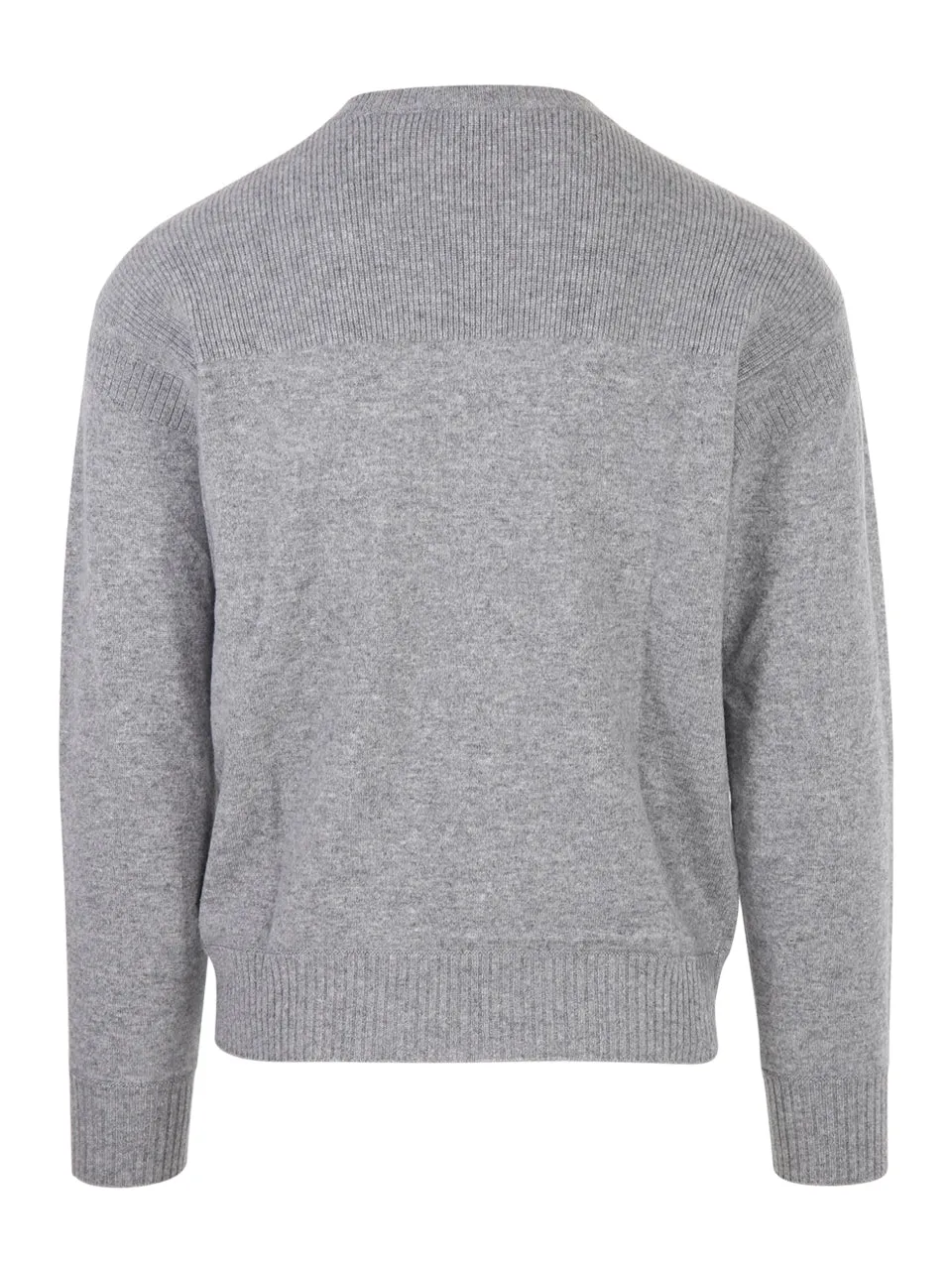 Z Zegna Long-Sleeved Crewneck Sweater