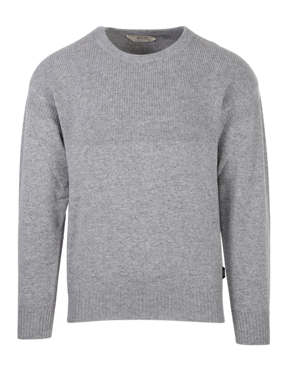 Z Zegna Long-Sleeved Crewneck Sweater