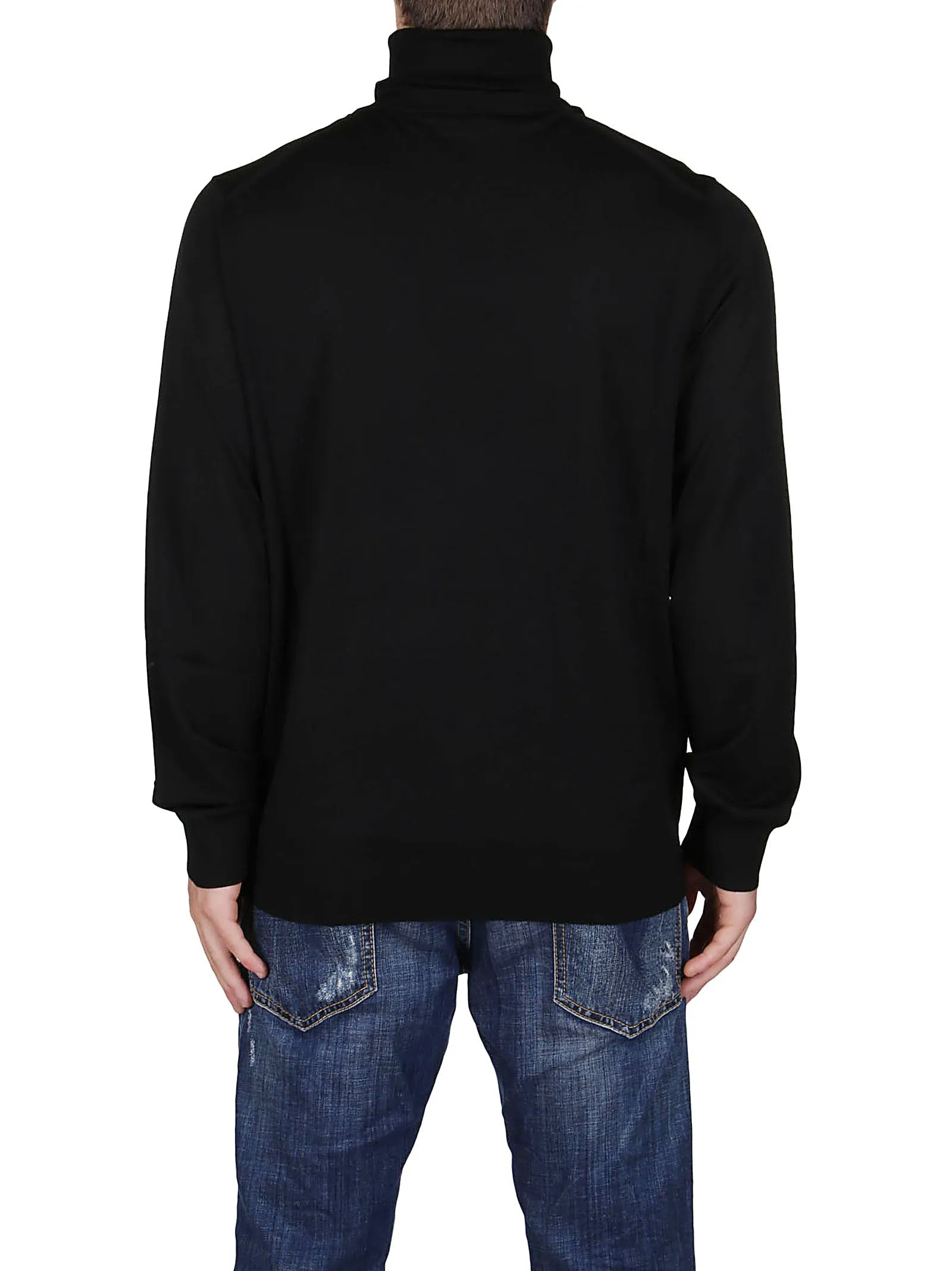 Z Zegna Roll-Neck Knitted Jumper