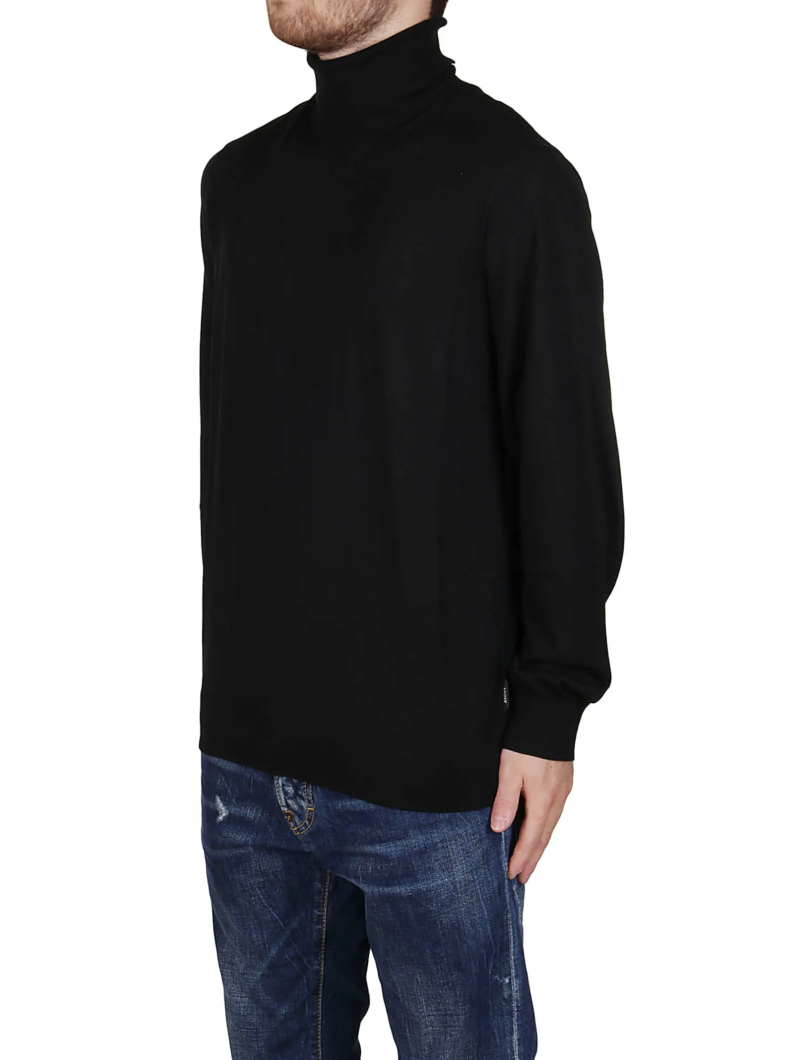 Z Zegna Roll-Neck Knitted Jumper
