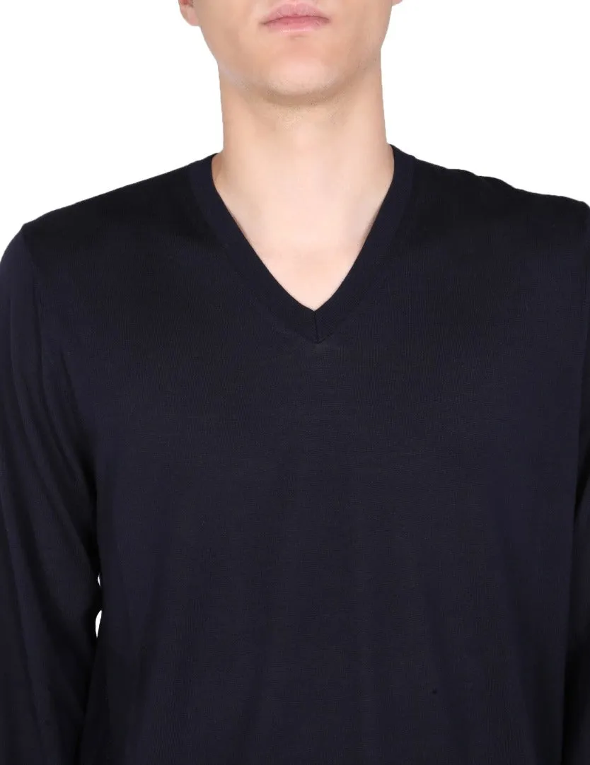 Z Zegna V-Neck Knitted Jumper