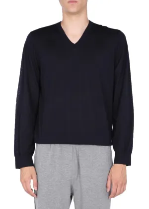 Z Zegna V-Neck Knitted Jumper