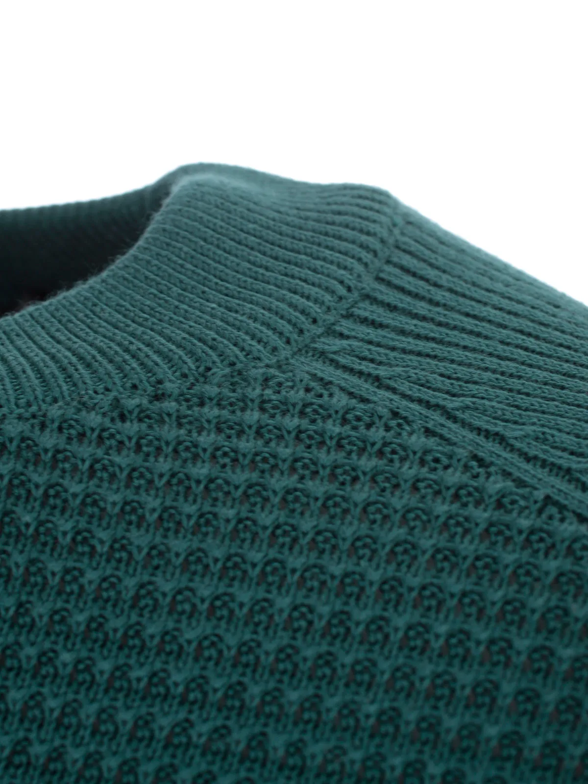 Z Zegna Waffle-Knit Long Sleeved Sweater